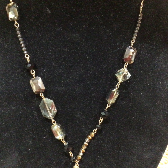 1946 Long necklace with glass beads. Excellent shape - Picture 3 of 5